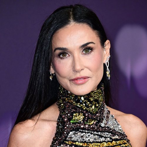 Demi Moore Steals The Spotlight In A 'Whimsical' Floating Halo Gown As Fans Joke It Looks Like A 'Tongue Scraper'