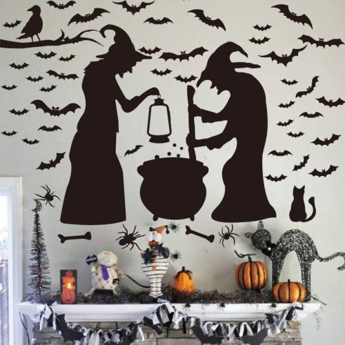 These $13 Spooky Witch Wall Decals Are One of Amazon’s ‘Most Loved’ Halloween Decorations