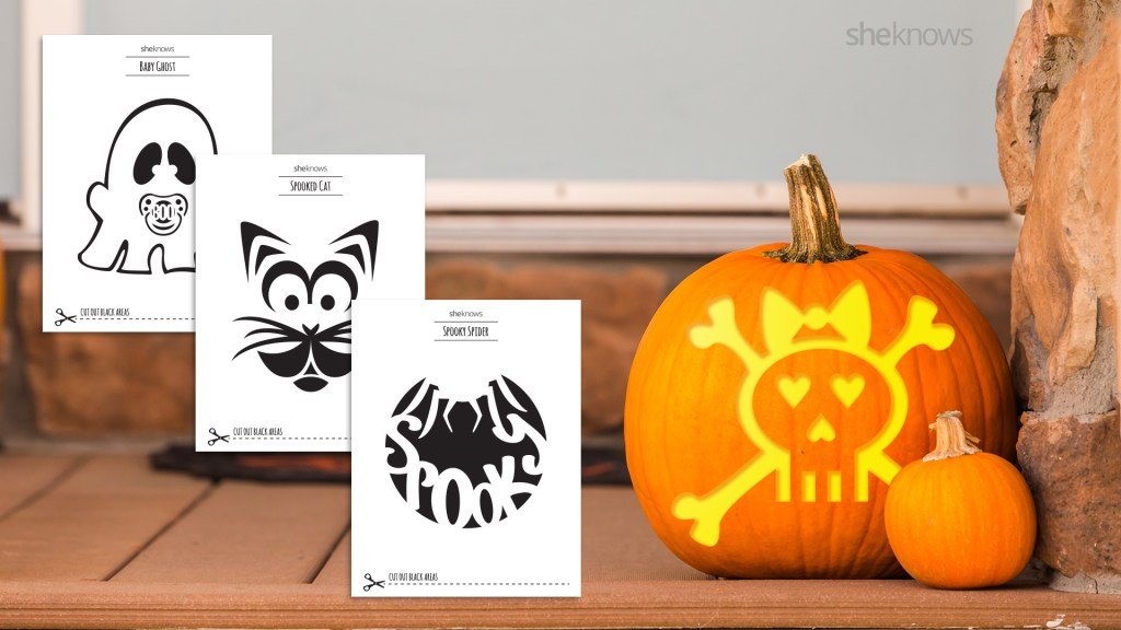 These Frightful & Delightful Jack-o-Lantern Templates Make Carving the Perfect Pumpkin a Breeze