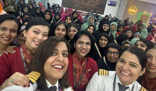 On Ground And In Air: India’s First All-Women Haj Flight Makes History