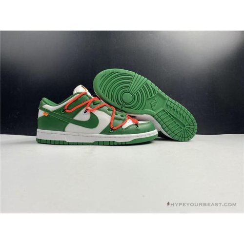 Nike Off-White X Dunk Low 'Pine Green'