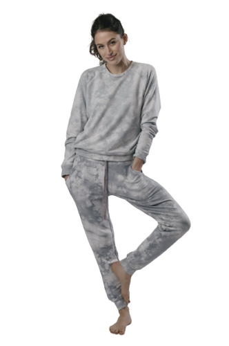 gray tie dye joggers