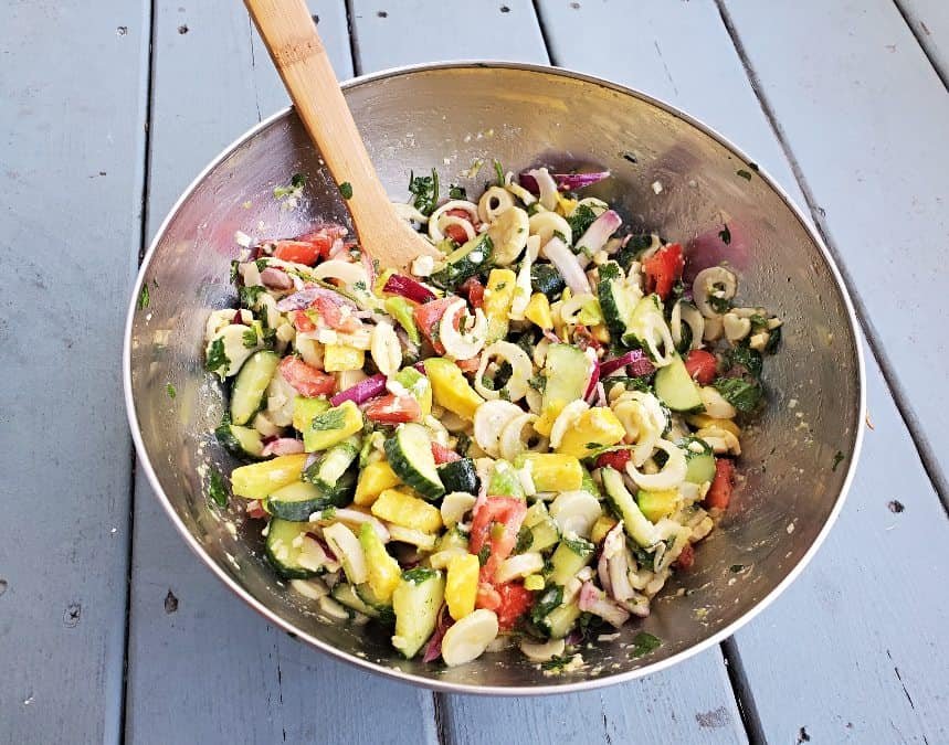 Hearts of Palm Salad: 10 Minutes to a Perfect Side Dish (Vegan and GF!)