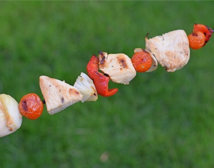 Lemon Marinated Chicken Kebabs - A Perfect Gluten Free Grilled Recipe