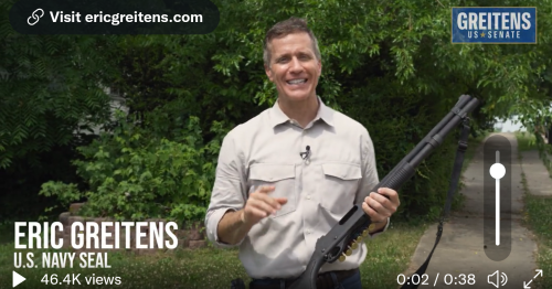 Frightening Greitens: Trump Senate Candidate in Missouri Advocates Hunting and Shooting of "RINO's," Republicans in Name Only