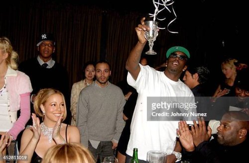 Flashback to When Mariah Carey Wore a Wedding Dress to P Diddy's Birthday Blowout - Showbiz411