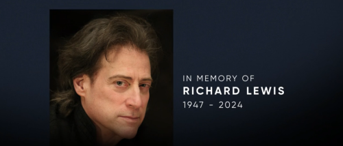 Richard Lewis Gets a Memorial Card at the Start of Tonight's "Curb," Best Episode of Season - Showbiz411