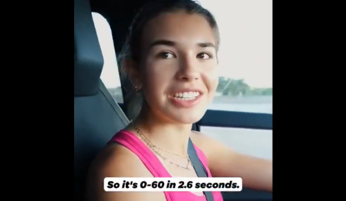Trump's 17 Year Old Granddaughter Says "Elon" Gave Her a Souped Up $100K Cyber Truck, Shows Off Speed in Video - Showbiz411