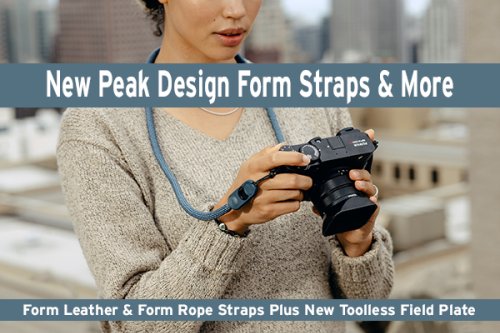 New Products From Peak Design: Leather & Rope Camera Straps & Toolless Tripod Mounting Plate