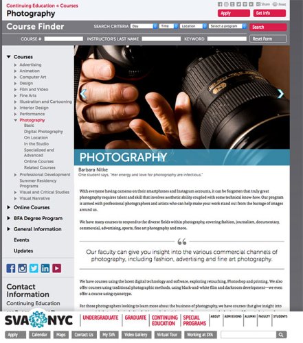 You Can Watch 99 Hours of Free Online Photography Classes from the School of Visual Arts (SVA)