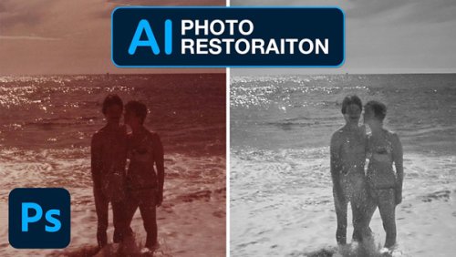 Restore Old Photos with 1 Click in Photoshop (VIDEO)