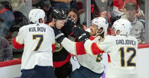 Referee Gives Game Misconduct to ‘Every Player on the Ice’ After Panthers-Senators Melee