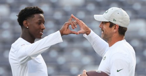 Sauce Gardner Had Hilarious Response to Aaron Rodgers’s First Statement Since Injury