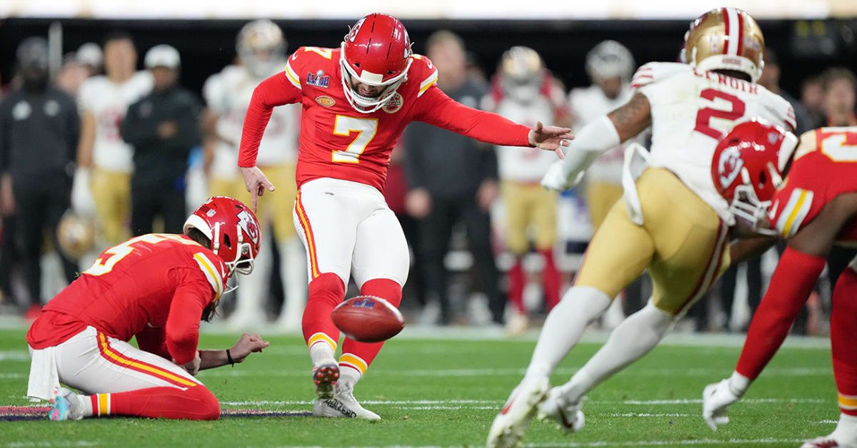 Chiefs’ Harrison Butker Sets Super Bowl Record With 57-Yard Field Goal