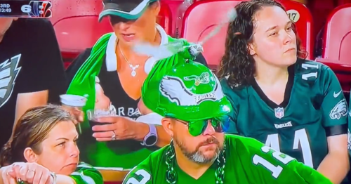 Wine-Drinking Eagles Fan/Mom Became Everyone's Hero During ‘MNF'