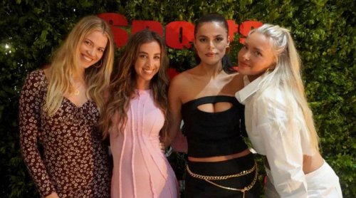 Models Camille Kostek, Brooks Nader, Katie Austin and Hailey Clauson Are Back for the 2023 SI Swimsuit Issue
