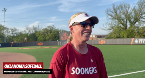 WATCH: Oklahoma Softball Coach Patty Gasso's Bedlam Postgame | Flipboard