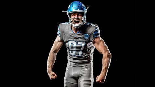 Lions reveal new blue alternate helmet for 2023 that will celebrate ...