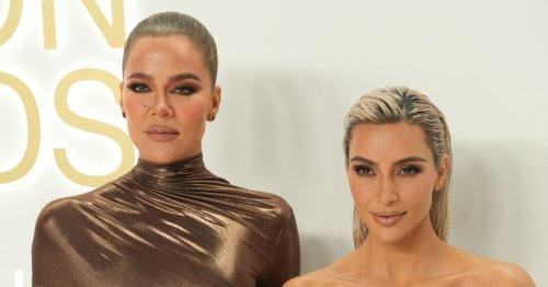 Kim and Khloe Kardashian Flaunt Toned Figures in Black Swimsuits in Cabo San Lucas