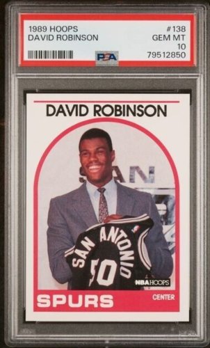 David Robinson Rookie Card: A Sports Icon's Legacy for $399 on MySlabs