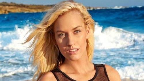 3 Of Paige Spiranac S Black Strappy Bikini Looks We Re Obsessed With    Medium 