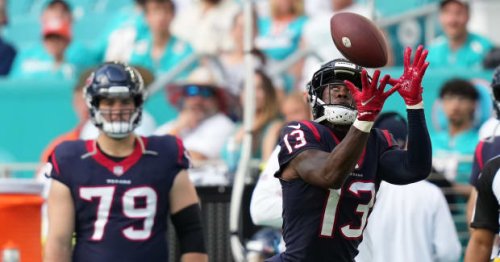 Texans WR Brandin Cooks OUT vs. Cowboys With Calf Injury