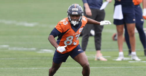 Analytics Predict Surprising Role For Broncos Rookie WR Marvin Mims, Jr ...