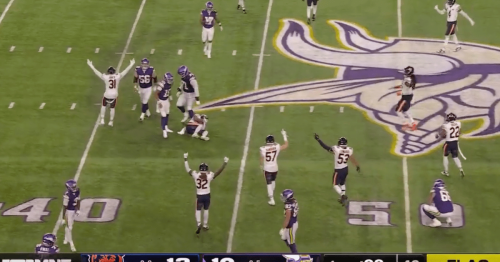 Joe Buck and Troy Aikman Perfectly Summed Up Ugly Bears-Vikings Game After Laughable Final Play