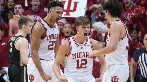 Indiana Fans Stormed Court After Hoosiers Pull Off Massive Upset