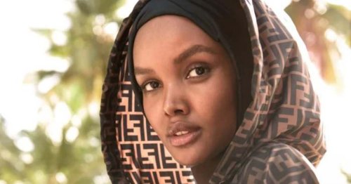 6 Powerful Photos of Inspirational SI Swim Model Halima Aden in the Dominican Republic