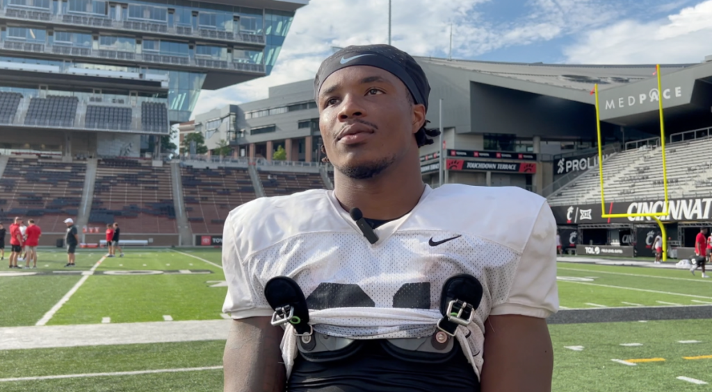 Uniform Reveal #11, Iced out, no stylist. #Bearcats, By Cincinnati  Bearcats Football