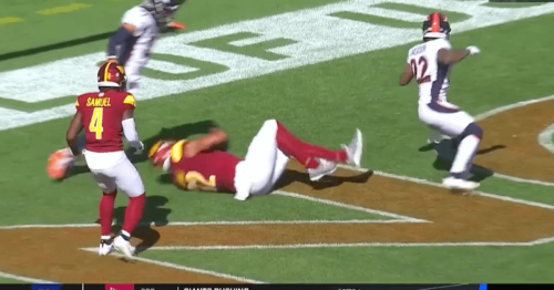 Kareem Jackson ejected for vicious hit on Logan Thomas touchdown catch -  NBC Sports