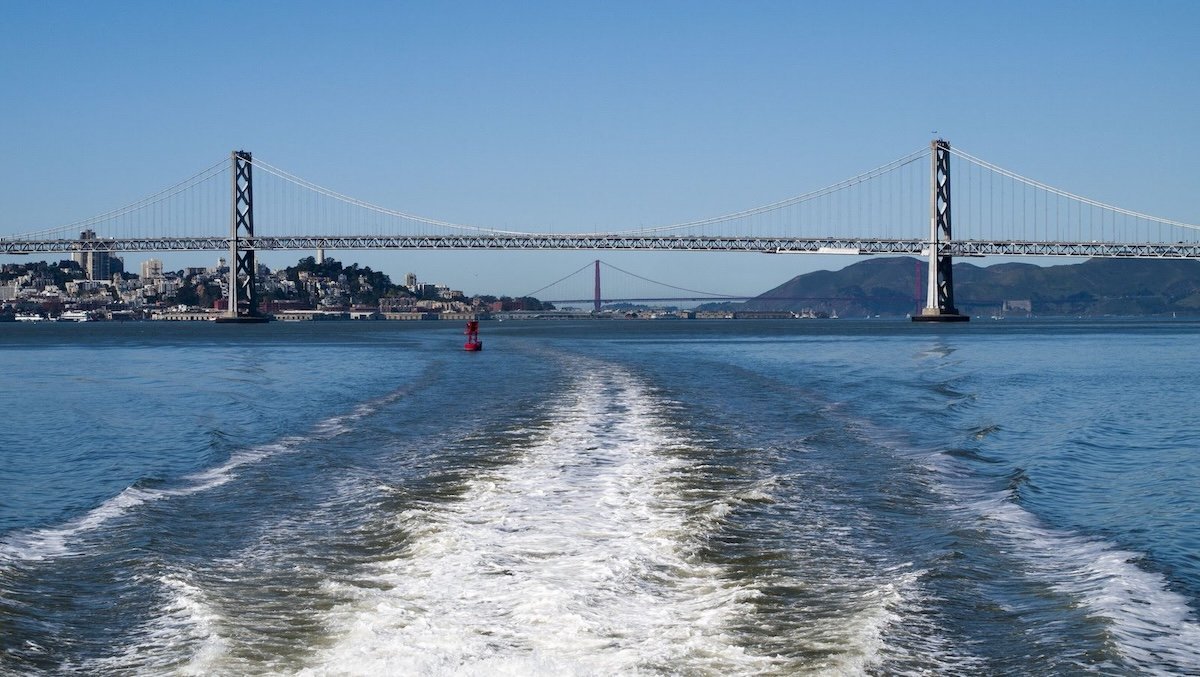 The Cheap Ferry Ride That Lines Up the Golden Gate and Bay Bridge Perfectly