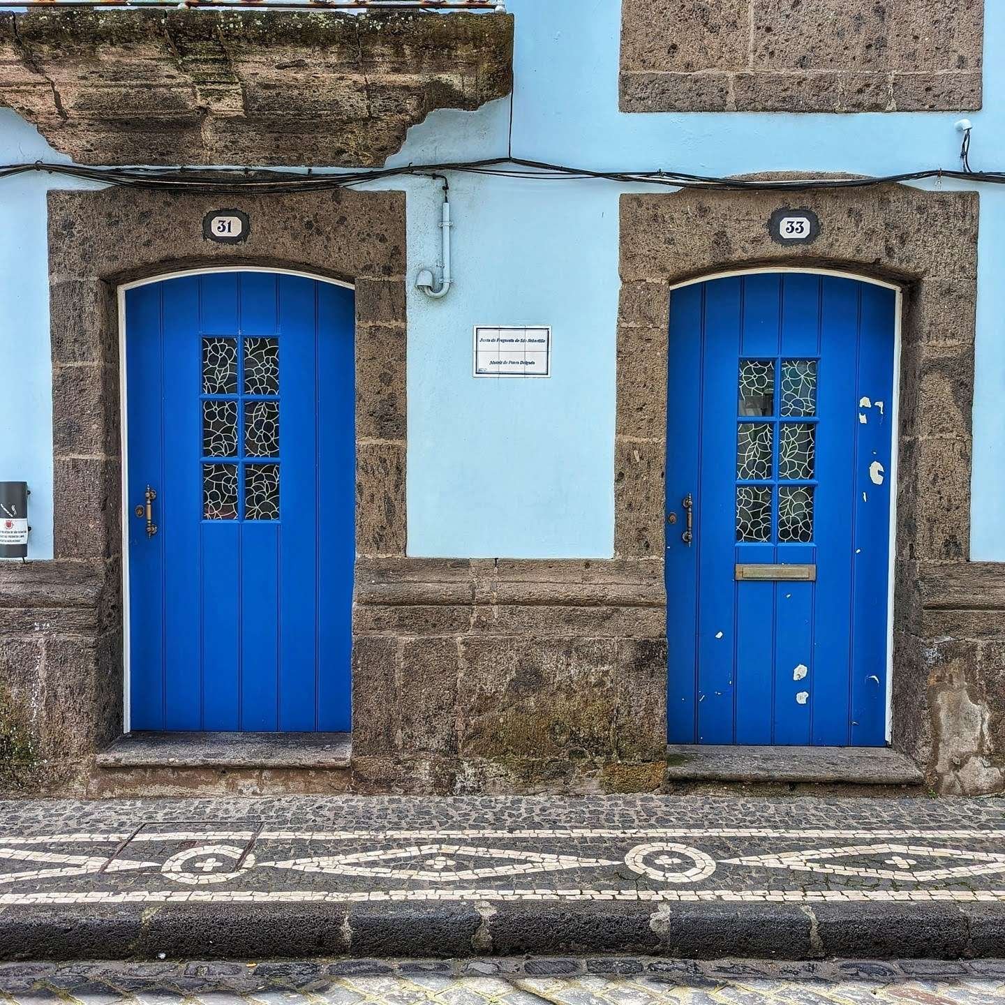Blue Azorean Doors - Doors, Glorious Doors