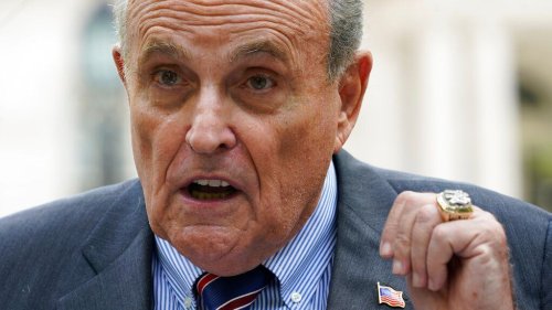 Oakwood man, 39, charged after allegedly slapping Rudy Giuliani on back