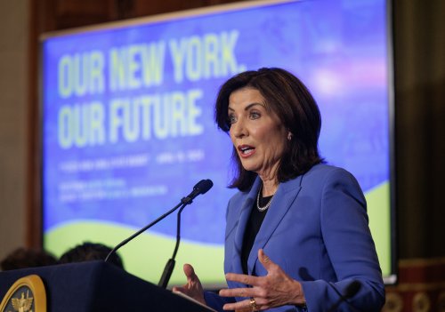 N.Y. Gov. Hochul announces $237B budget, which aims to spur housing, combat crime, address migrant crisis