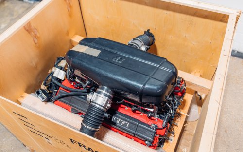 Still In The Factory Crate: A Ferrari Enzo V12 Engine