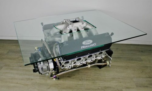 A Roush-Yates Ford FR9 NASCAR V8 Racing Engine Coffee Table | Flipboard