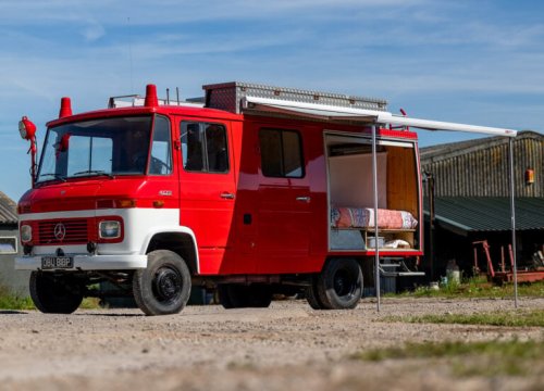 Camper Conversion: 1976 Mercedes-Benz T2 Fire Truck – $14,970+ USD