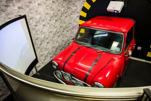 For Sale: A 1:1 Scale "Italian Job" Mini Cooper S Race Simulator