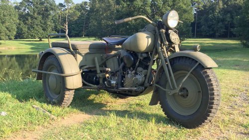 A Rare Experimental WW2 Military Prototype: The Harley-Davidson TA Knucklehead