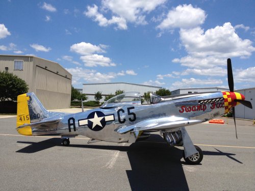 For Sale: A WWII P-51D Mustang Fighter Plane - "Swamp Fox"