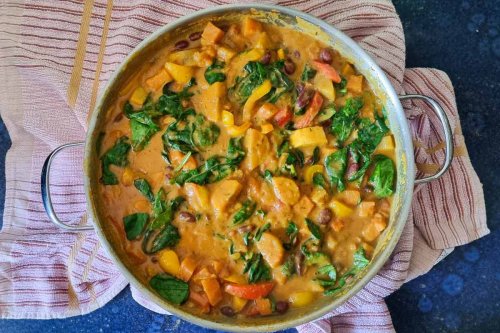 Veganes Karibisches Curry – Rezept mit Kochbananen