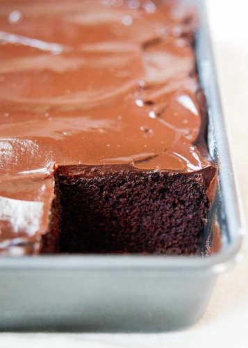 You've Gotta Make This Chocolate Sour Cream Cake to Believe How Good It Is