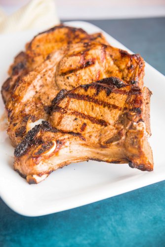 Brined and Grilled Pork Chops for an Easy Dinner Win!