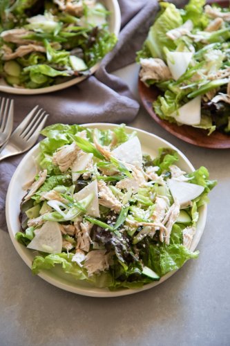 Chicken Salad with Tahini Dressing