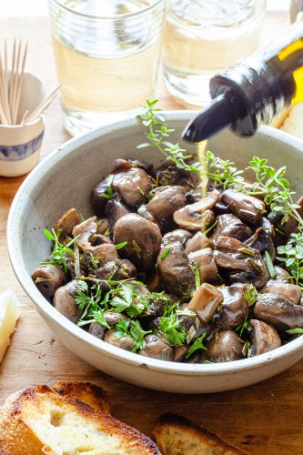 These Marinate Mushrooms Belong on Your Next Antipasto Platter