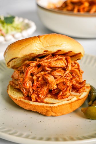 Stovetop Barbecue Pulled Chicken