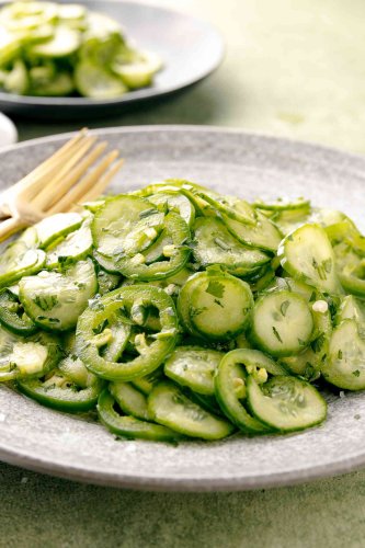 This Refreshing Spicy Cucumber and Jalapeño Salad Is a Win!