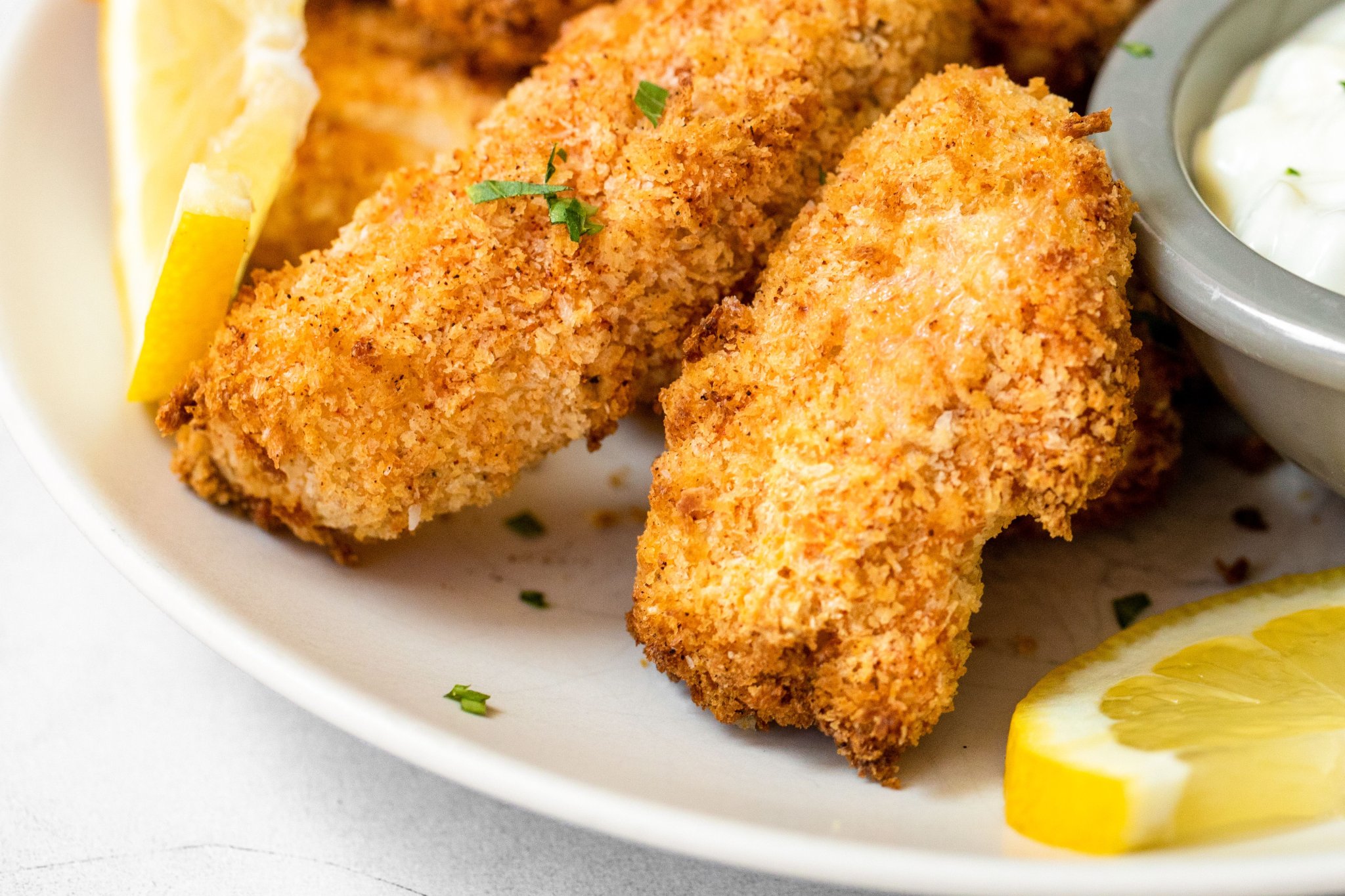 Lightly Breaded Cod Fish Sticks in an Air Fryer—Sign Me Up!